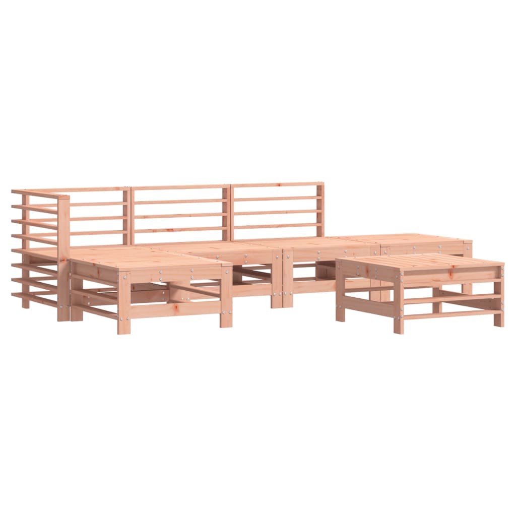 Set Divani Giardino 6 Pz Con Cuscini Legno Massello Di Douglas - Image 3