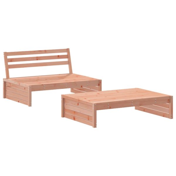 Set Divani Giardino 2 Pz Con Cuscini Legno Massello Di Douglas - Image 3
