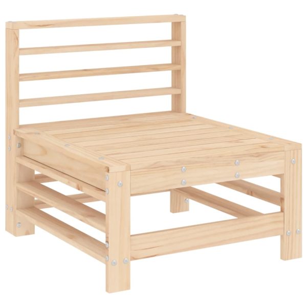 Set Salotto Da Giardino 7 Pz In Legno Massello Di Pino - Image 4