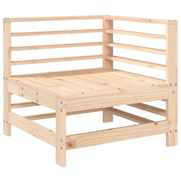 Set Salotto Da Giardino 7 Pz In Legno Massello Di Pino - Image 5