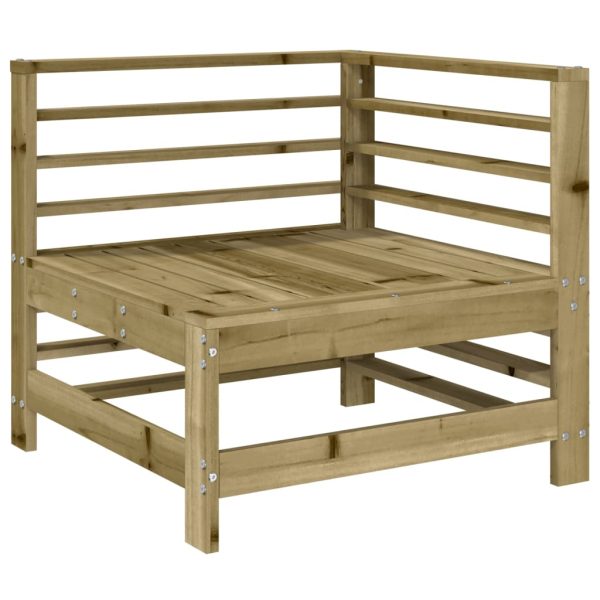 Set Salotto Da Giardino 6 Pz In Legno Impregnato Di Pino - Image 4