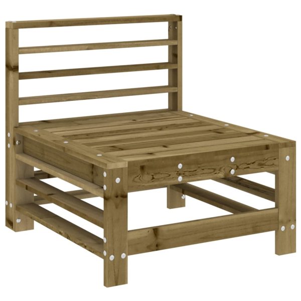 Set Salotto Da Giardino 6 Pz In Legno Impregnato Di Pino - Image 6