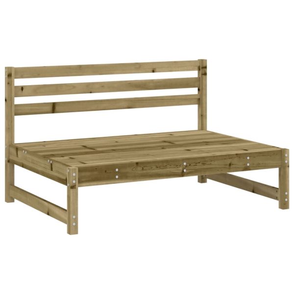 Set Salotto Da Giardino 4 Pz In Legno Impregnato Di Pino - Image 3