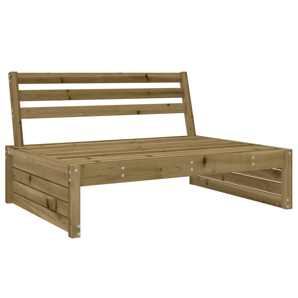 Set Salotto Da Giardino 2 Pz In Legno Impregnato Di Pino - Image 3