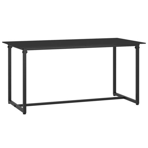 Set Salotto Da Esterno 4 Pz Con Cuscini In Polyrattan Nero - Image 5