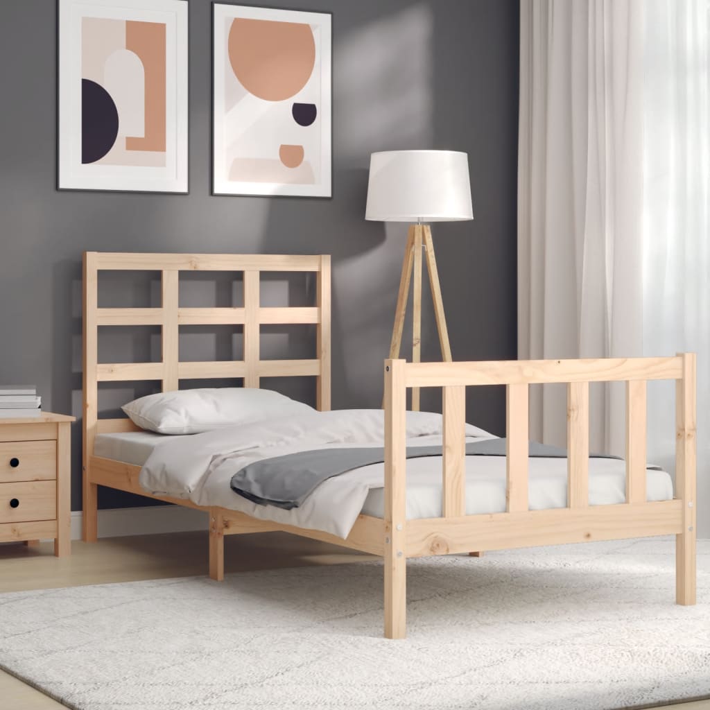 Giroletto Senza Materasso 90x200 Cm In Legno Massello Di Pino - Image 4