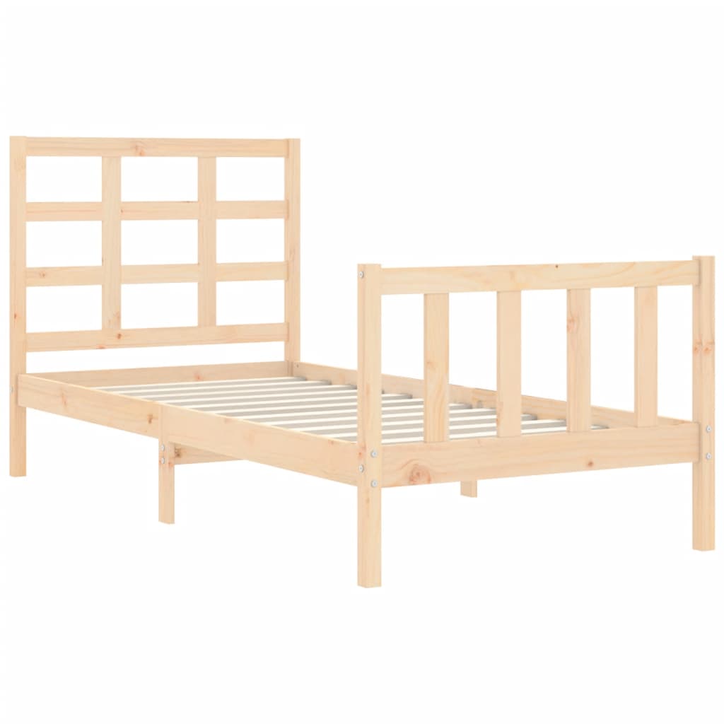 Giroletto Senza Materasso 90x200 Cm In Legno Massello Di Pino - Image 5