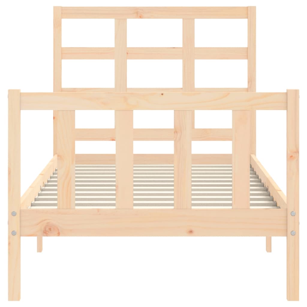 Giroletto Senza Materasso 90x200 Cm In Legno Massello Di Pino - Image 6