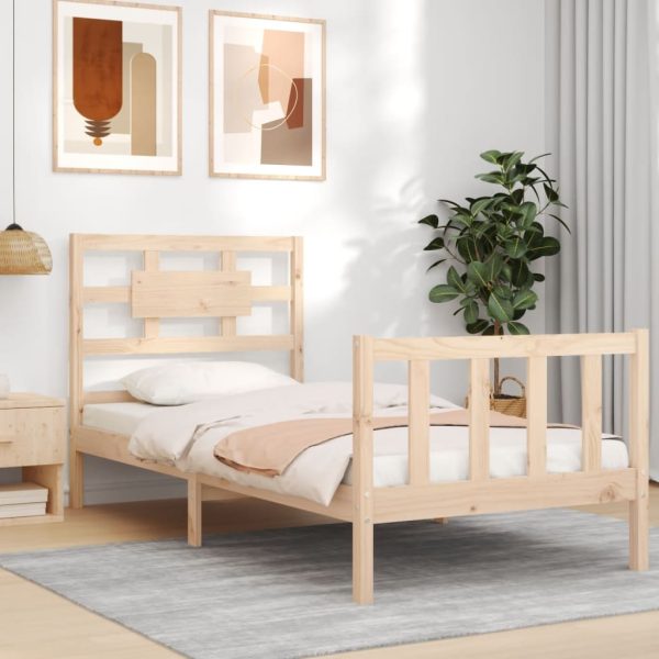 Giroletto Senza Materasso 90x200 Cm In Legno Massello Di Pino - Image 4