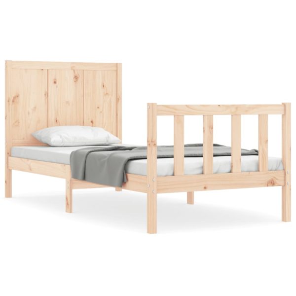 Giroletto Senza Materasso 100x200 Cm In Legno Massello Di Pino - Image 2