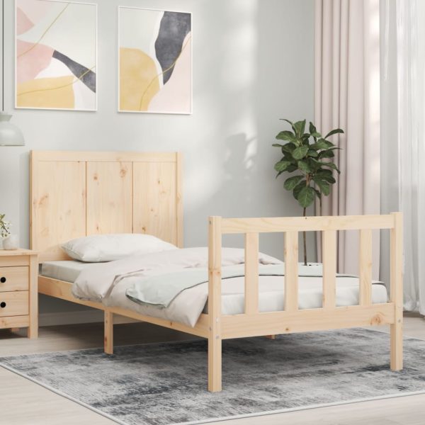 Giroletto Senza Materasso 100x200 Cm In Legno Massello Di Pino - Image 4