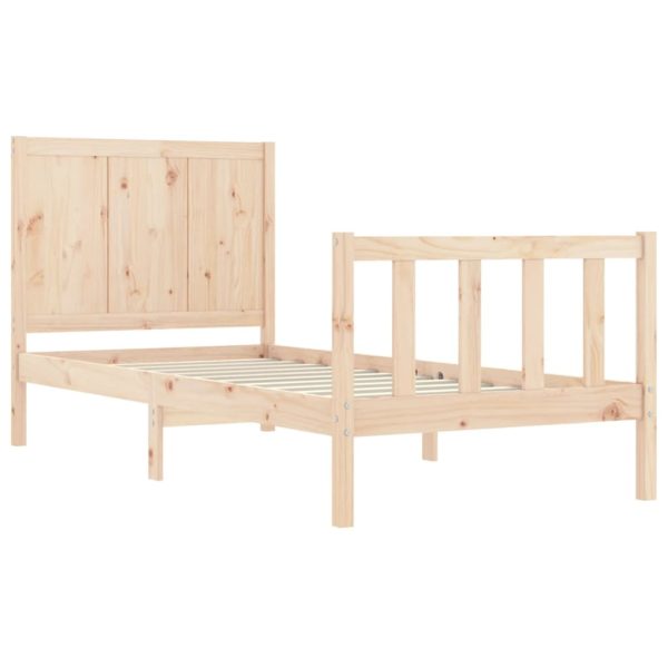 Giroletto Senza Materasso 100x200 Cm In Legno Massello Di Pino - Image 5