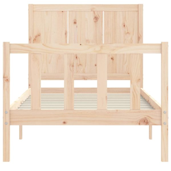 Giroletto Senza Materasso 100x200 Cm In Legno Massello Di Pino - Image 6