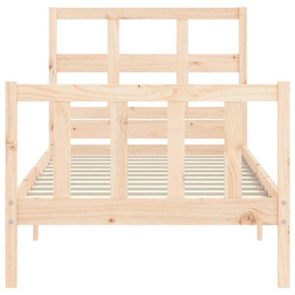 Giroletto Senza Materasso 90x200 Cm In Legno Massello Di Pino - Image 6