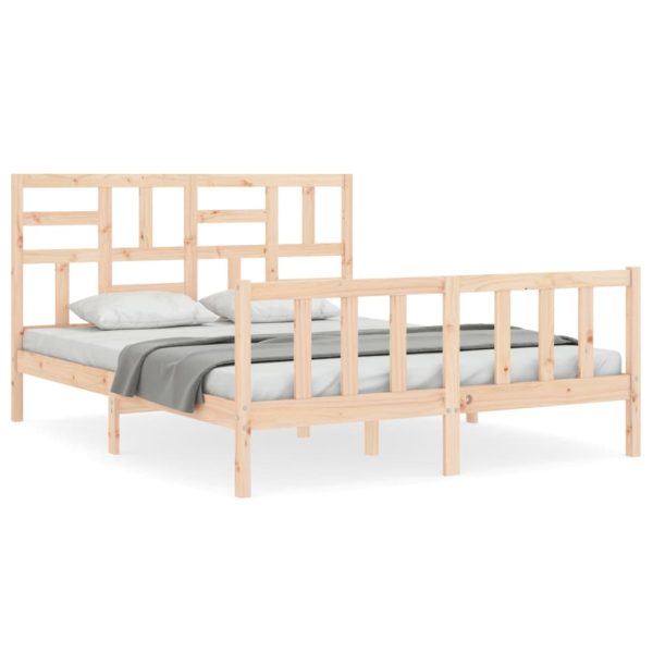 Giroletto Con Testiera King Size In Legno Massello - Image 2
