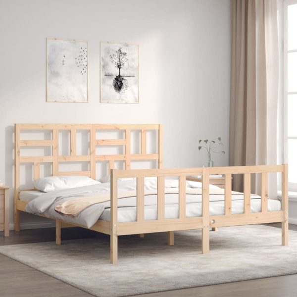 Giroletto Con Testiera King Size In Legno Massello - Image 3