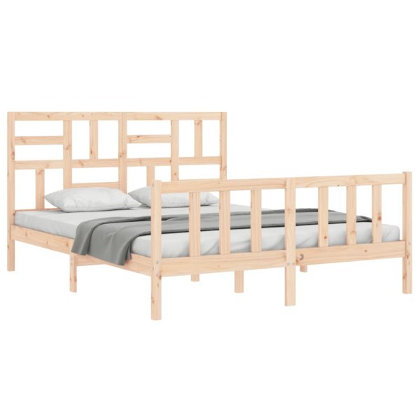 Giroletto Con Testiera King Size In Legno Massello - Image 4