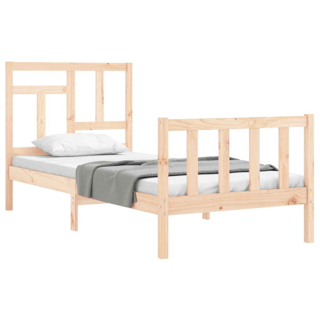 Giroletto Senza Materasso 90x200 Cm In Legno Massello Di Pino - Image 4