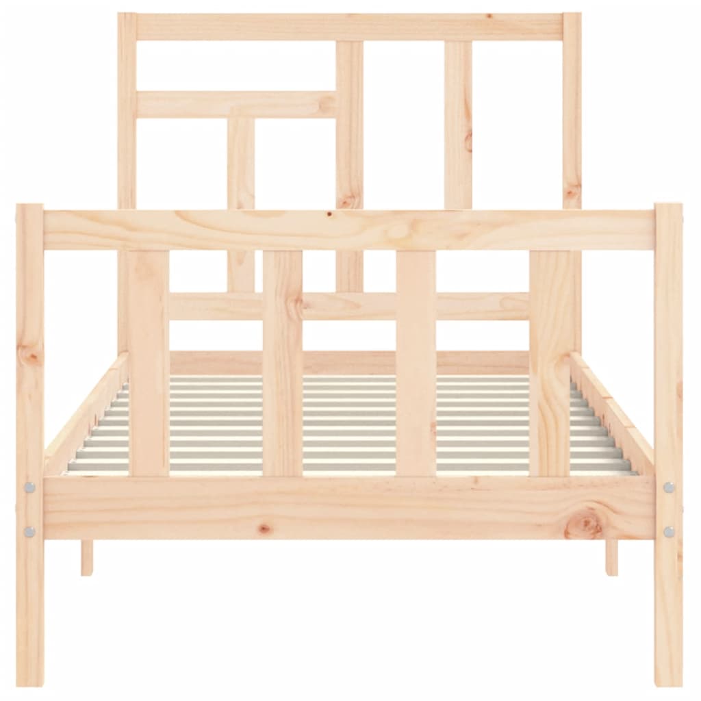 Giroletto Senza Materasso 90x200 Cm In Legno Massello Di Pino - Image 6