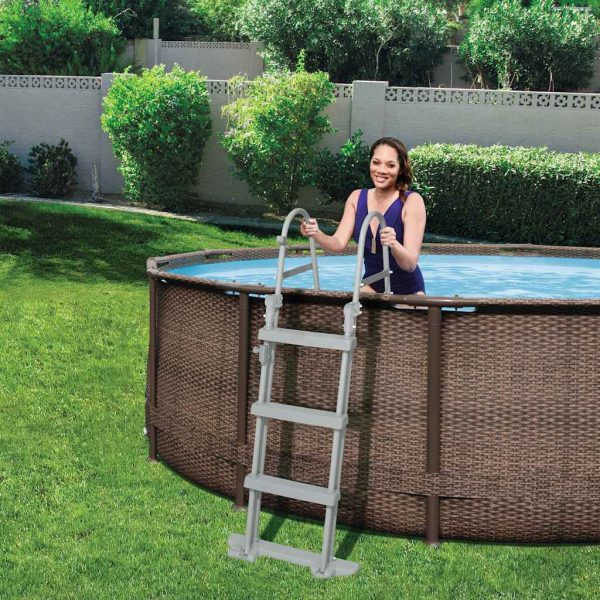 Bestway Scaletta Di Sicurezza Per Piscine A 4 Gradini Flowclear 122 cm - Image 3