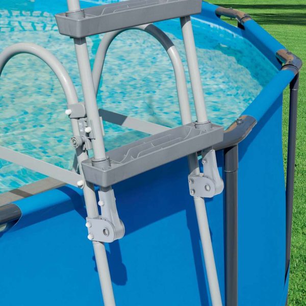 Bestway Scaletta Di Sicurezza Per Piscine A 4 Gradini Flowclear 122 cm - Image 5
