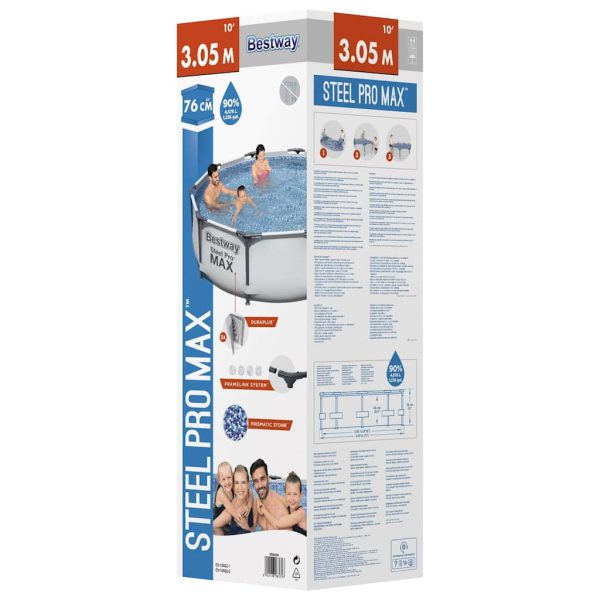 Bestway Set Piscina Steel Pro Max 305x76 cm - Image 3