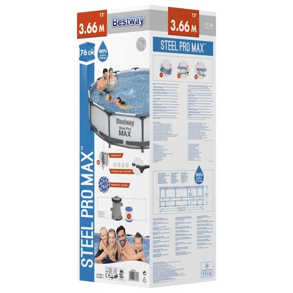 Bestway Set Piscina Steel Pro Max 366x76 cm - Image 5