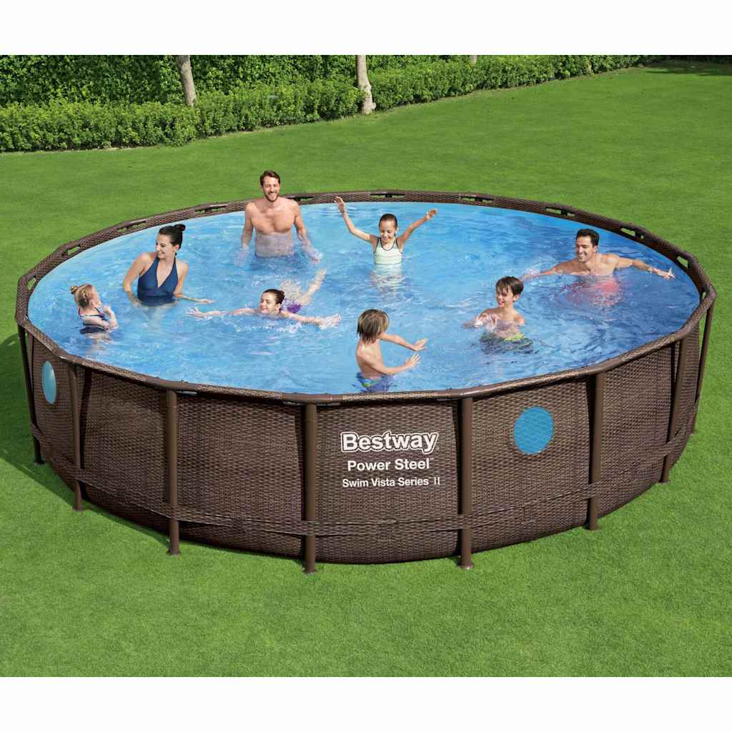 Bestway Set Piscina Power Steel 488x122 cm