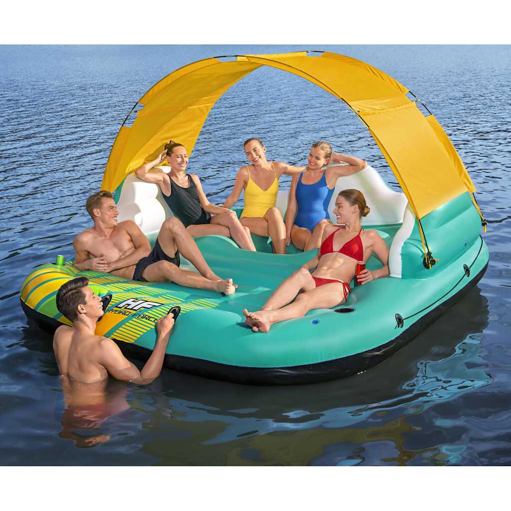 Bestway Isola Gonfiabile Per 5 Persone Sunny Lounge 291x265x83 cm