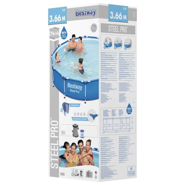 Bestway Telaio Piscina Steel Pro 366x76 cm - Image 5