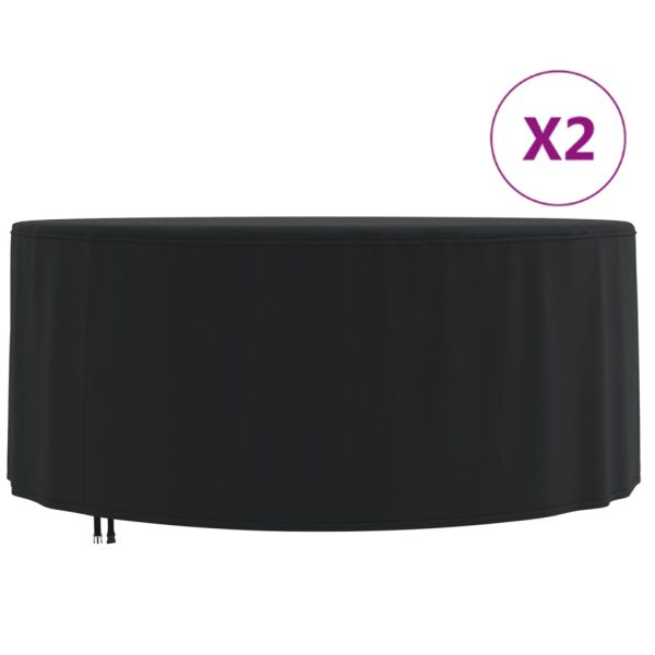 Coperture Per Mobili Da Giardino 2pz Ø 182x71 Cm 420d Oxford