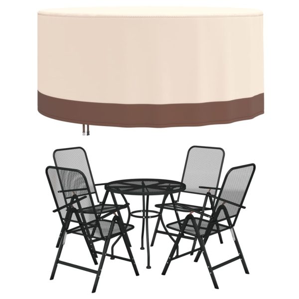 Coperture Per Mobili Da Giardino 2pz Ø 183x71 Cm 600d Oxford - Image 3