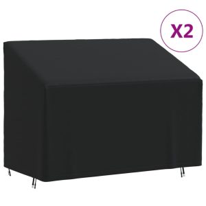 Coperture Per Panca A 2 Posti 2pz 134x70x65/94 Cm 420d Oxford