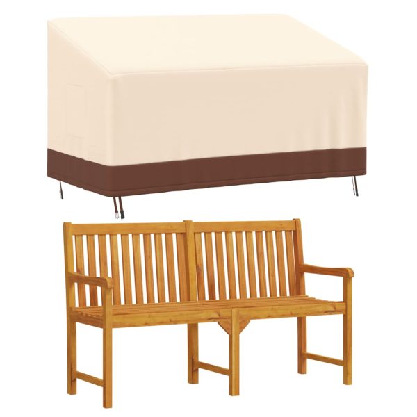Coperture Per Panca A 3 Posti 2pz 159x84x56/81 Cm 600d Oxford - Image 3