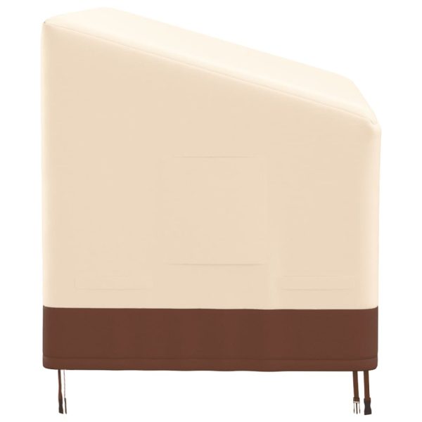 Coperture Per Panca A 3 Posti 2pz 159x84x56/81 Cm 600d Oxford - Image 5