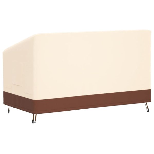 Coperture Per Panca A 3 Posti 2pz 159x84x56/81 Cm 600d Oxford - Image 6