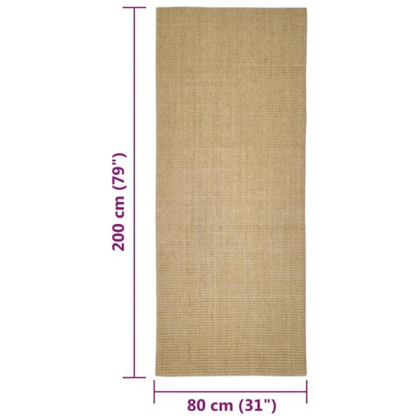 Tappeto In Sisal Per Tiragraffi 80x200 cm - Image 6