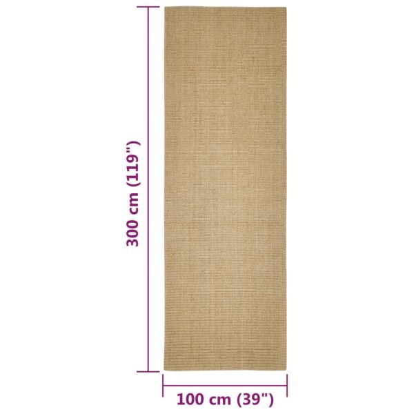 Tappeto In Sisal Per Tiragraffi 100x300 cm - Image 6