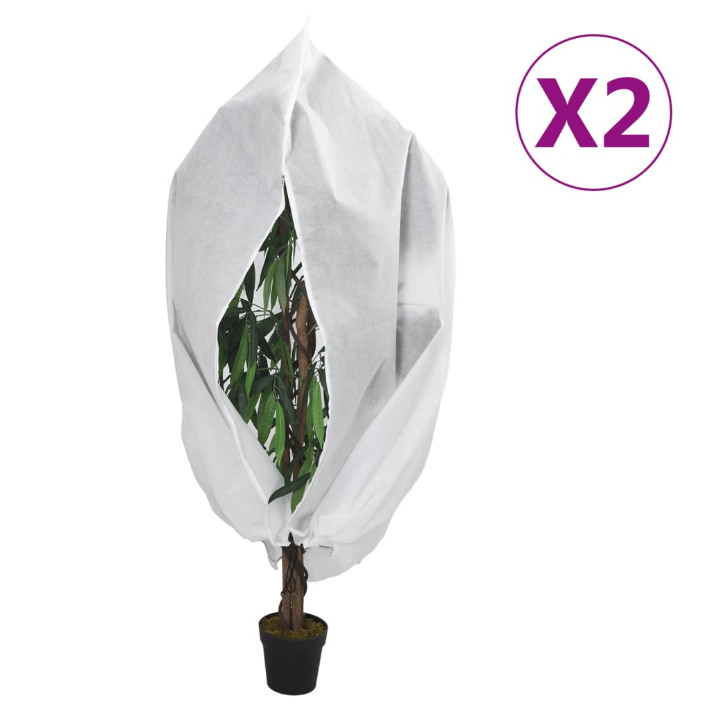Coperture Con Cerniera Per Piante 2pz 70 G/m² 3,93x3 M