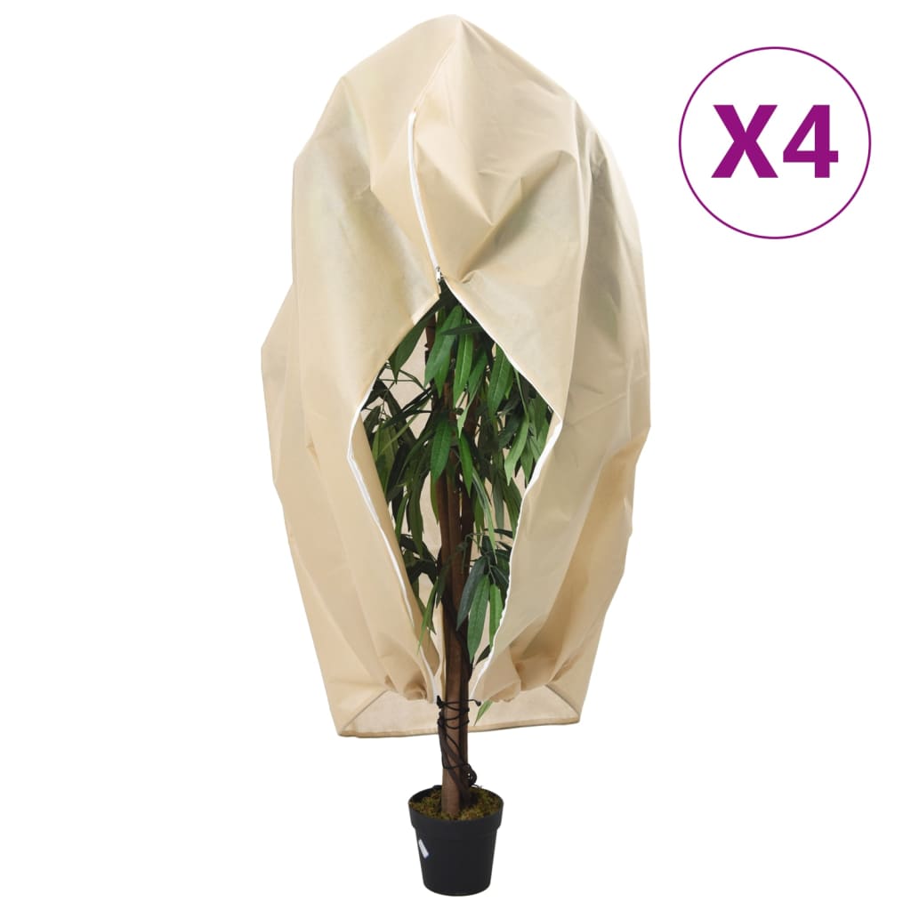 Coperture Con Cerniera Per Piante 4pz 70 G/m² 2,36x2 M