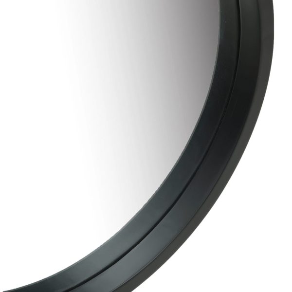 Specchio Da Parete Con Cinghia 50 Cm Nero - Image 3