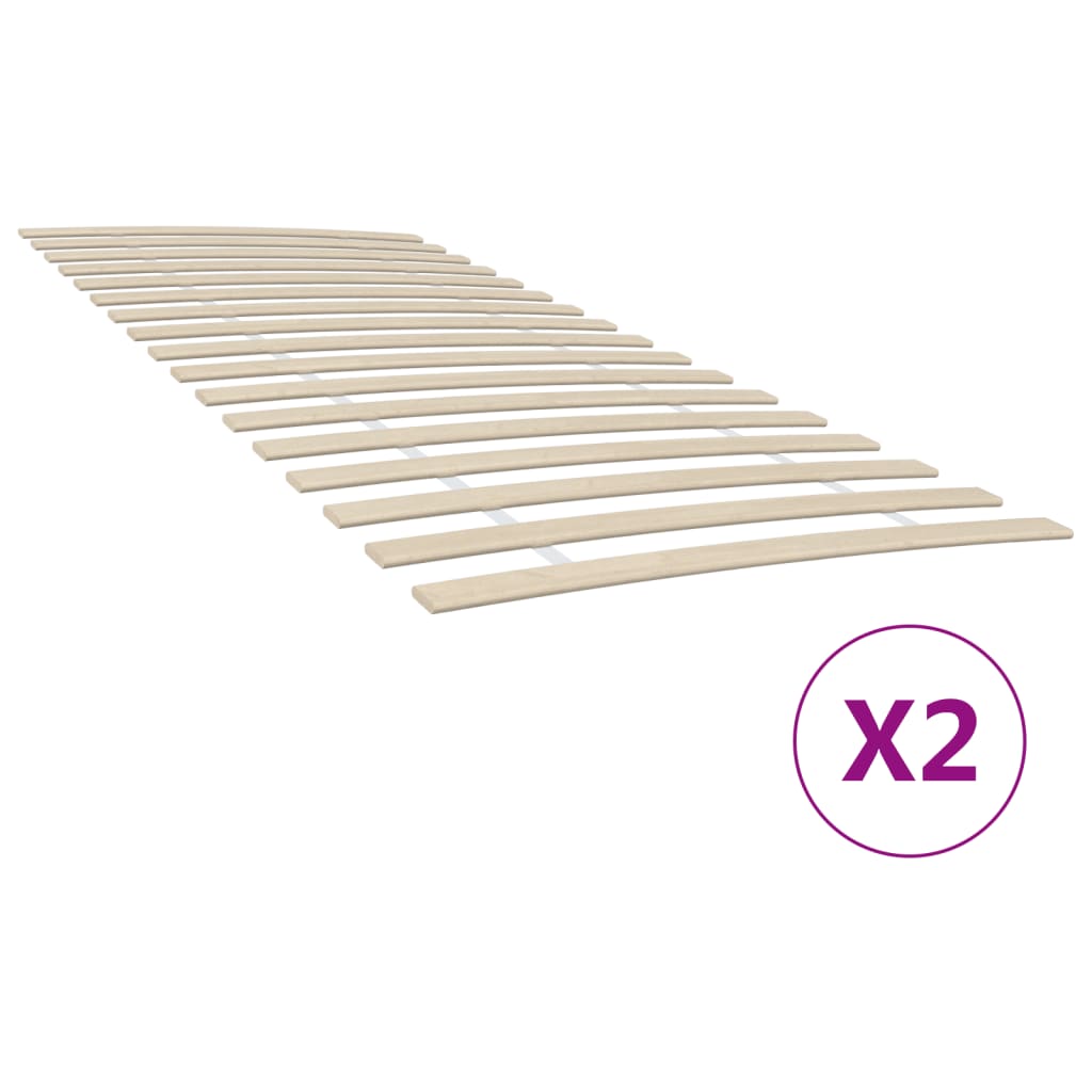 Reti A Doghe Con 34 Doghe 2 Pz 90x200 cm