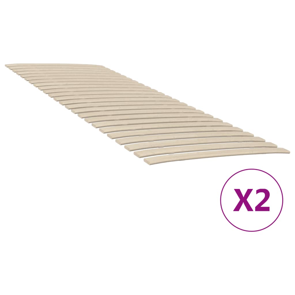 Reti A Doghe Con 48 Doghe 2 Pz 70x200 cm