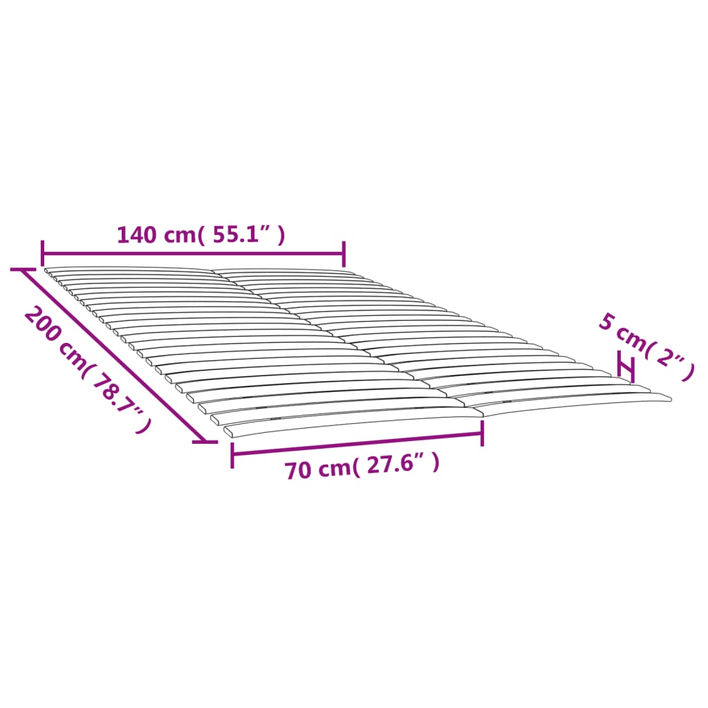 Reti A Doghe Con 48 Doghe 2 Pz 70x200 cm - Image 6