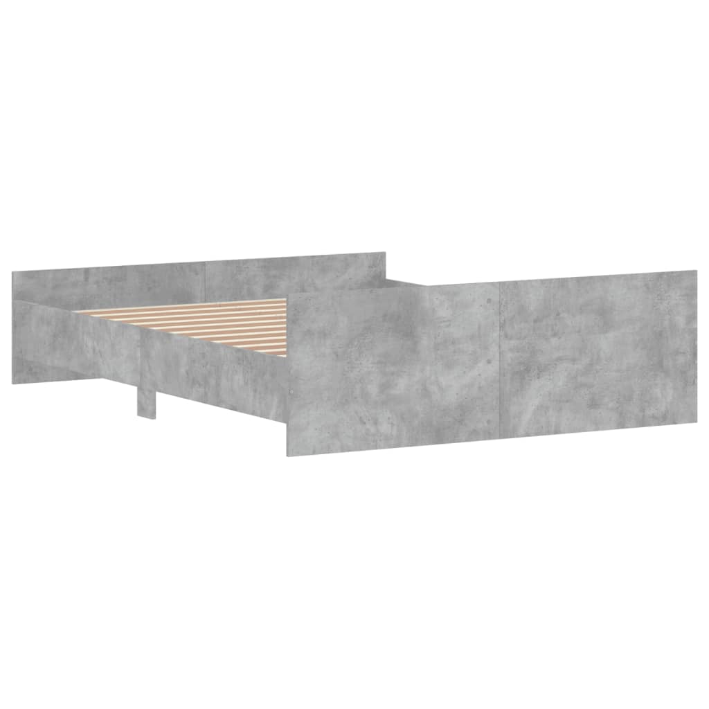 Giroletto Con Testiera E Pediera Grigio Cemento 140x200 cm - Image 6