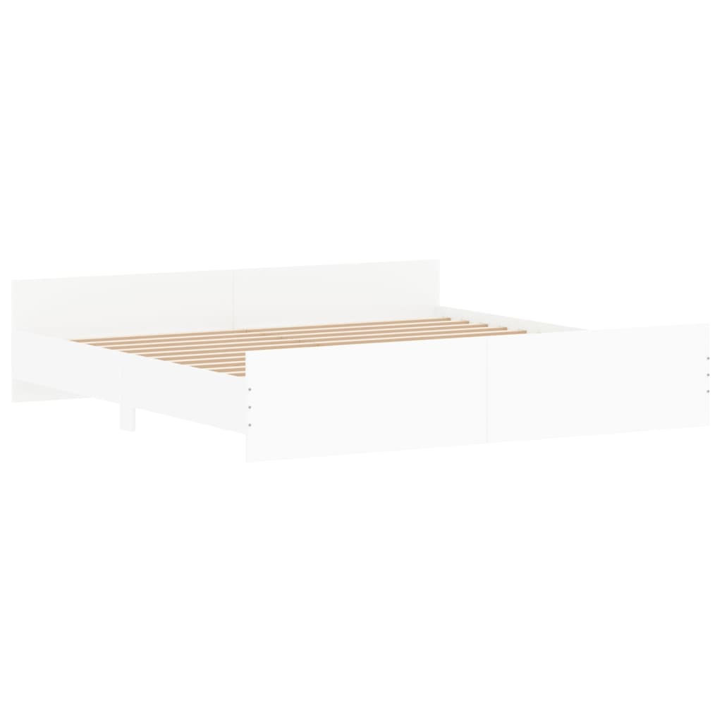Giroletto Con Testiera E Pediera Bianco 180x200 cm - Image 3