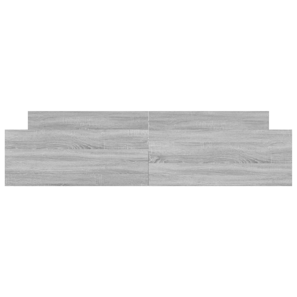 Giroletto Con Testiera E Pediera Grigio Sonoma 180x200 cm - Image 4
