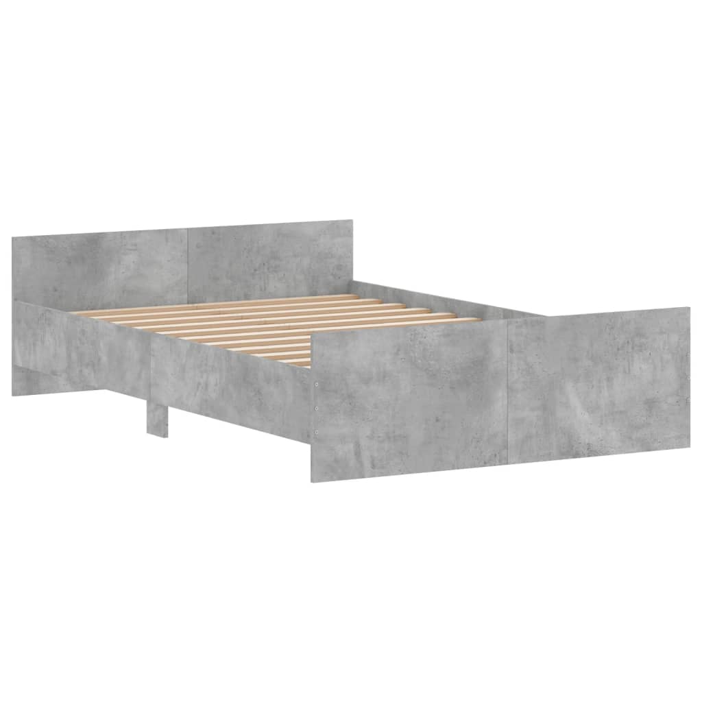 Giroletto Con Testiera E Pediera Grigio Cemento 120x190 cm - Image 3