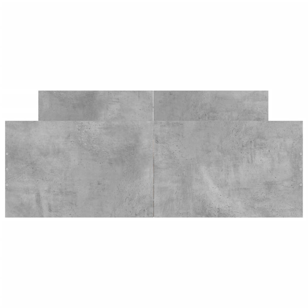 Giroletto Con Testiera E Pediera Grigio Cemento 120x190 cm - Image 4