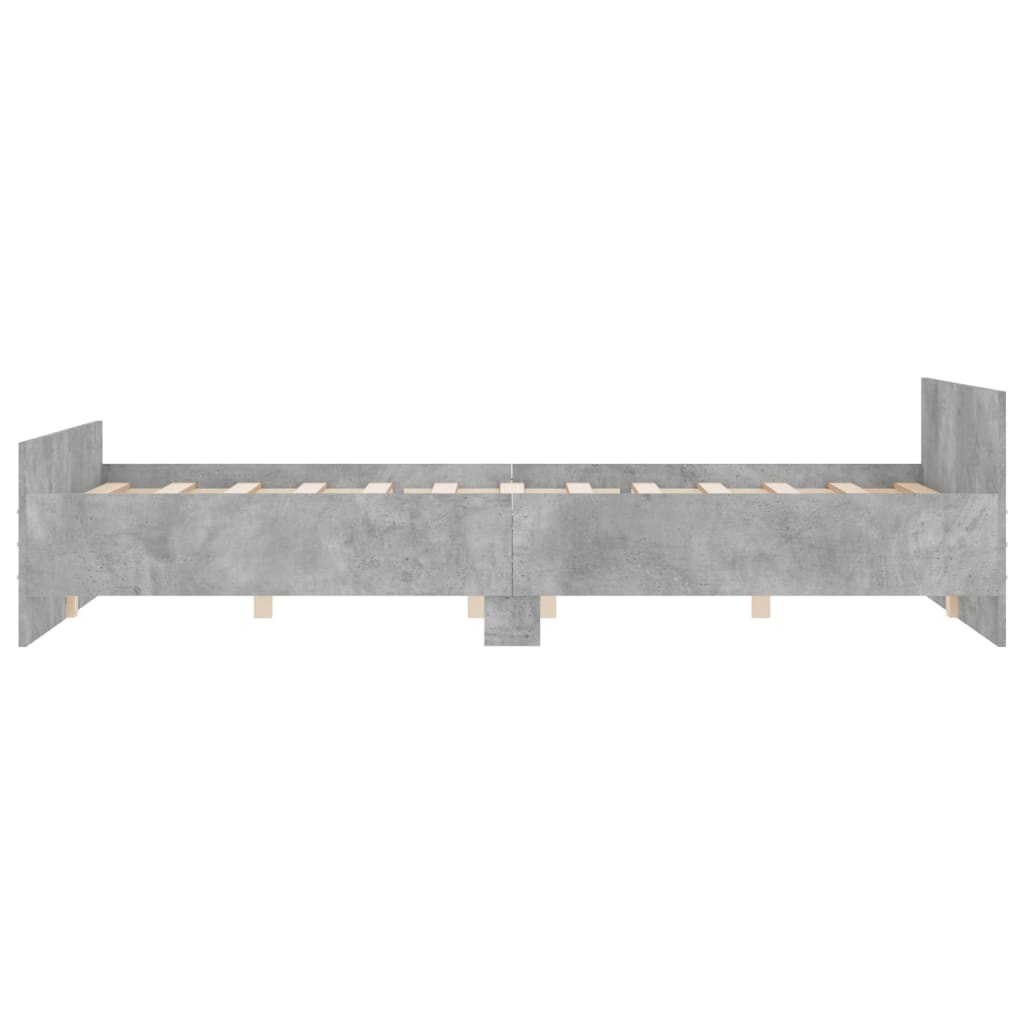Giroletto Con Testiera E Pediera Grigio Cemento 120x190 cm - Image 5